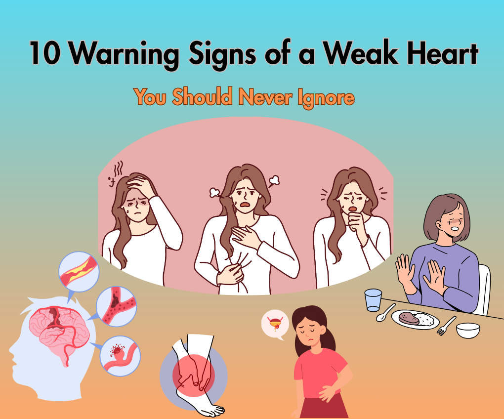 Weak heart symptoms