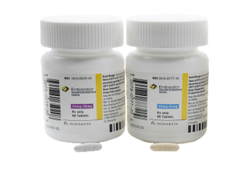 Image of Entresto tablets used to treat heart failure and improve heart function, sold by LifeRx Pharmacy