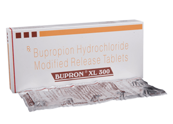 Image of Wellbutrin (Bupropion) tablets used to treat depression and support smoking cessation, available near me at LifeRx Pharmacy