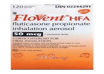 Image of Flovent HFA inhaler (Fluticasone) used for asthma control and airway inflammation, sold near me by LifeRx Pharmacy