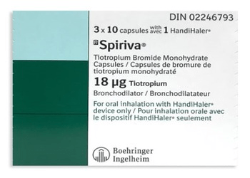 Image of Spiriva Respimat inhaler (Tiotropium) used for long-term COPD breathing maintenance, available near me at LifeRx Pharmacy